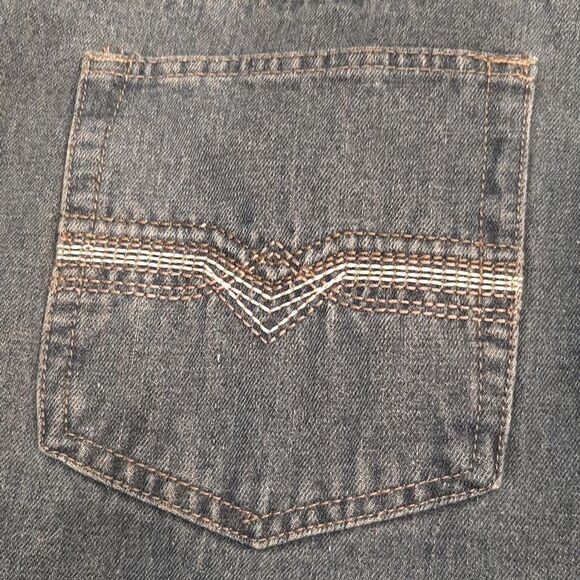 Vertical Sport Blue Stone Straight Leg Jeans NWT - Picture 9 of 12